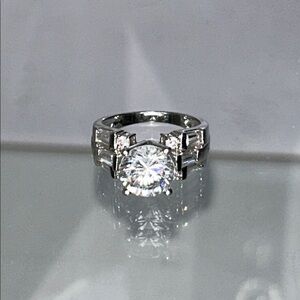 NWOT Sterling Silver CZ PAJ Brand Designer Ring - Bohemian Boho